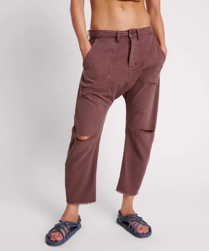 Women CHOCOLATE SINNERS DROP CROTCH BOYFRIEND JEANS One Teaspoon Bottoms Women CHOCOLATE SINNERS DROP CROTCH BOYFRIEND JEANS One Teaspoon Bottoms