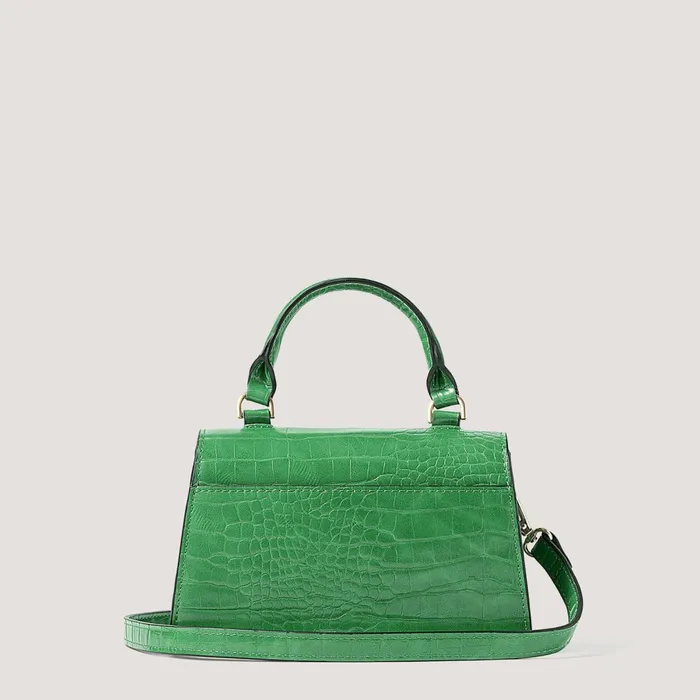 Women Colton Mini TopHandle Bag Green Croc Fiorelli Mini Bags