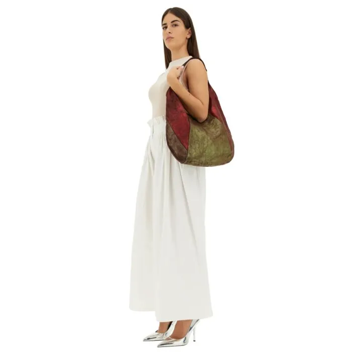 Women Corallo Multicolor Campomaggi ShoulderHobo Bag