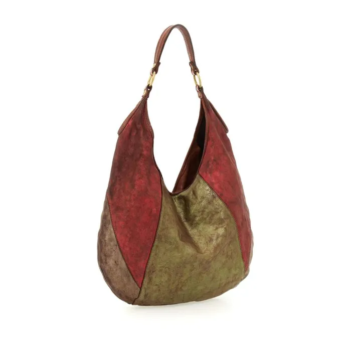 Women Corallo Multicolor Campomaggi ShoulderHobo Bag