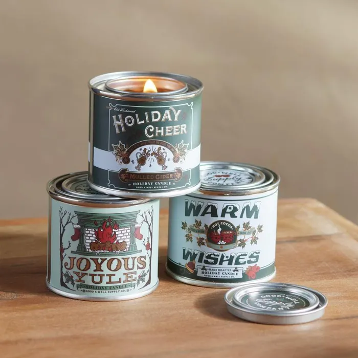 Women Crackling Fire Candle Set Sundance Catalog Decor