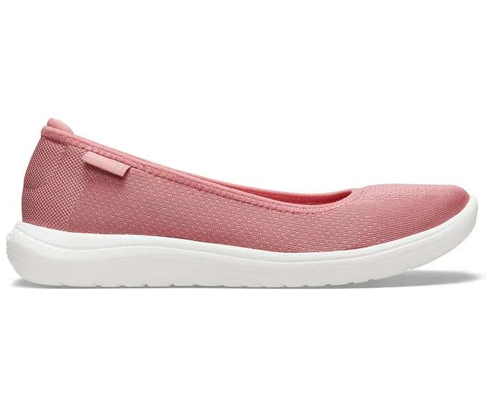 Women Crocs Crocs Reviva Flat Blossom White Flats