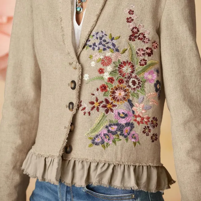 Women Daydreams Floral Blazer Petite Flax Sundance Catalog Petite Styles Women Daydreams Floral Blazer Petite Flax Sundance Catalog Petite Styles