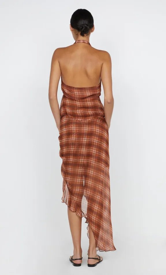 Women DEVI SARONG SKIRT 8211 DESERT CHECK Bec Bridge Skirts
