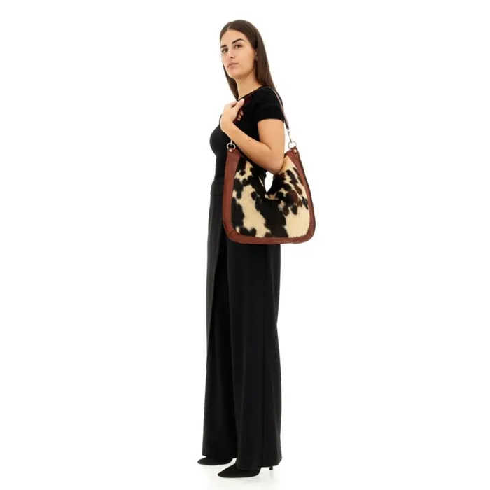 Women Diaspro Cognac Campomaggi ShoulderHobo Bag