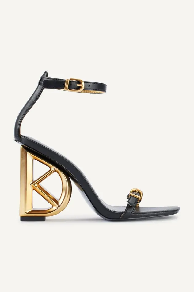 Women DK ANKLE STRAP SANDAL Black Donna Karan New York Sandals Women DK ANKLE STRAP SANDAL Black Donna Karan New York Sandals
