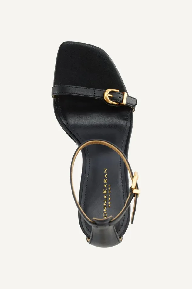Women DK ANKLE STRAP SANDAL Black Donna Karan New York Sandals Women DK ANKLE STRAP SANDAL Black Donna Karan New York Sandals