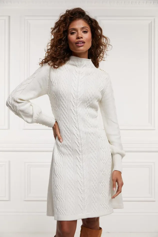 Women Dresses Holland Cooper Rachel Mini Dress Oyster Women Dresses Holland Cooper Rachel Mini Dress Oyster