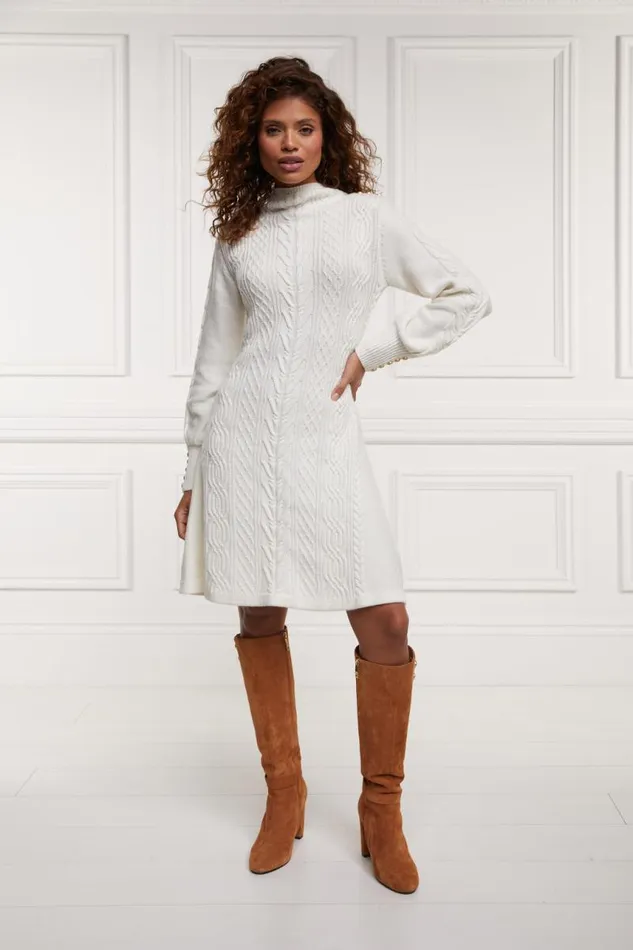 Women Dresses Holland Cooper Rachel Mini Dress Oyster Women Dresses Holland Cooper Rachel Mini Dress Oyster