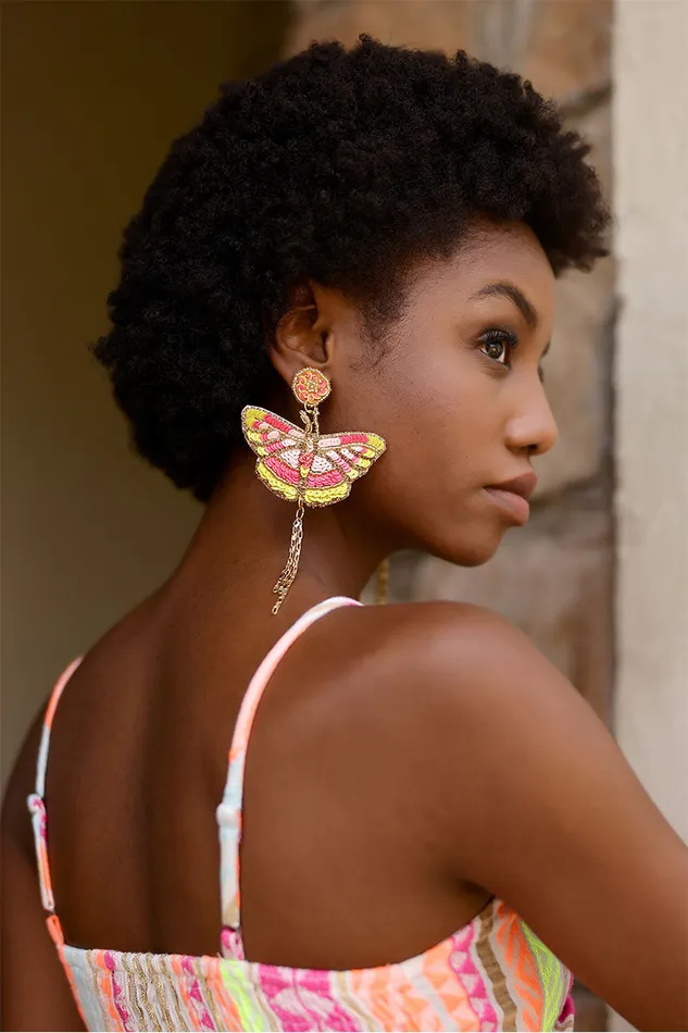 Women Elegant Butterfly Earrings Earrings America and Beyond