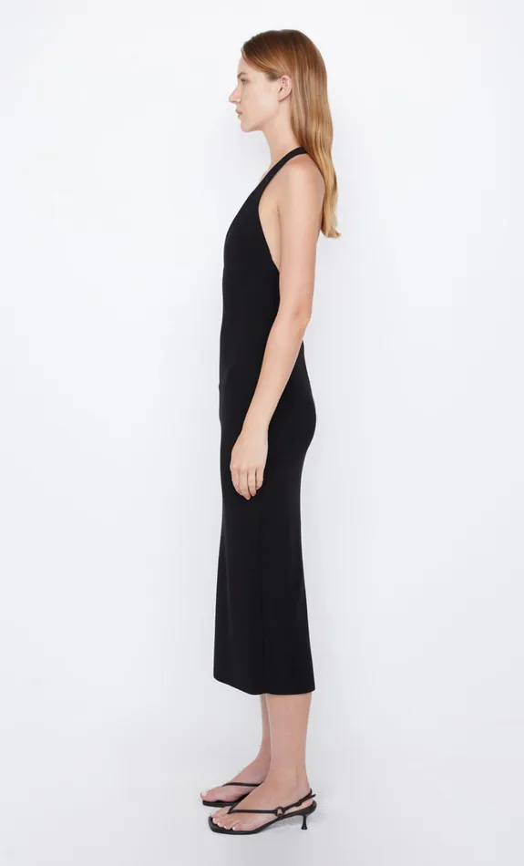 Women ELVIE HALTER MIDI DRESS 8211 BLACK Bec Bridge Maxi Dresses