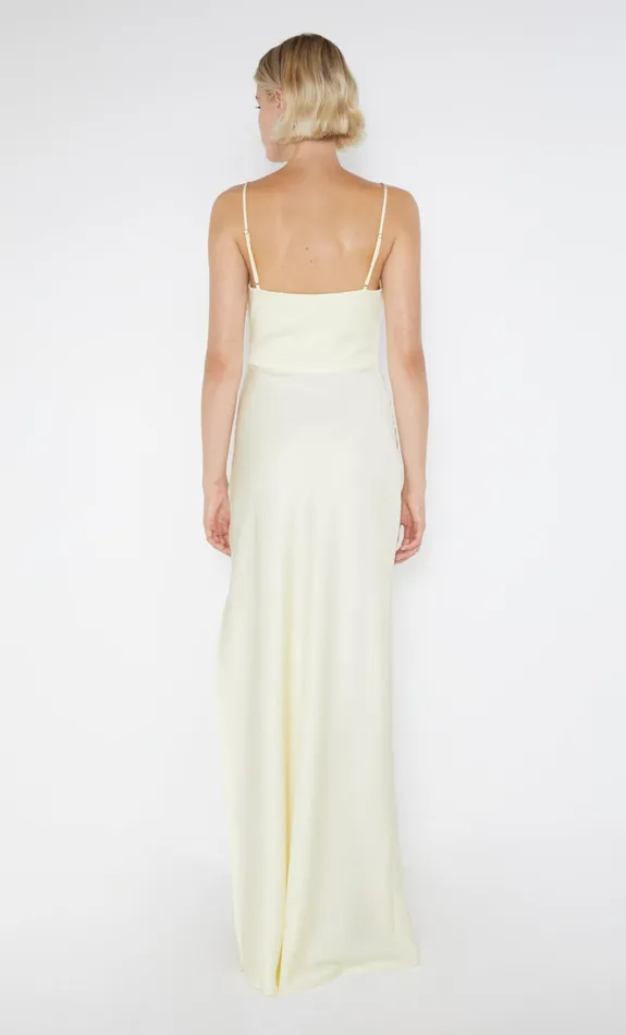 Women EMILIA SCOOP NECK DRESS 8211 ICE YELLOW Bec Bridge Maxi Dresses