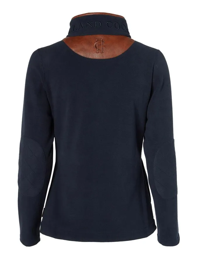 WomenEquestrian Fleeces Holland Cooper Country Fleece Half Zip Ink Navy WomenEquestrian Fleeces Holland Cooper Country Fleece Half Zip Ink Navy
