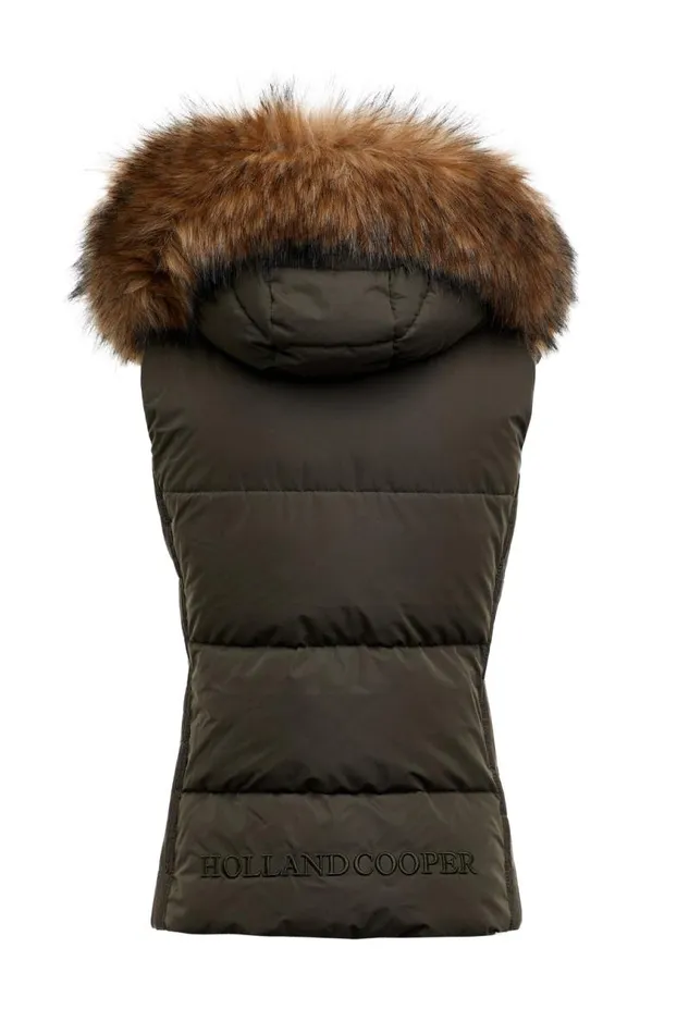 WomenEquestrian Gilets Holland Cooper Team Gilet Khaki WomenEquestrian Gilets Holland Cooper Team Gilet Khaki