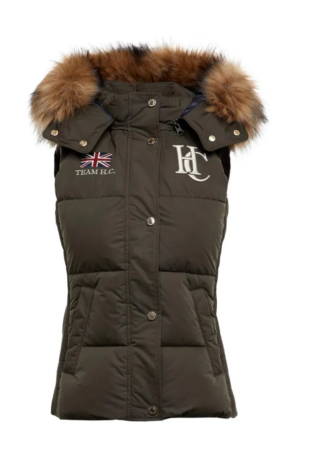 WomenEquestrian Gilets Holland Cooper Team Gilet Khaki WomenEquestrian Gilets Holland Cooper Team Gilet Khaki