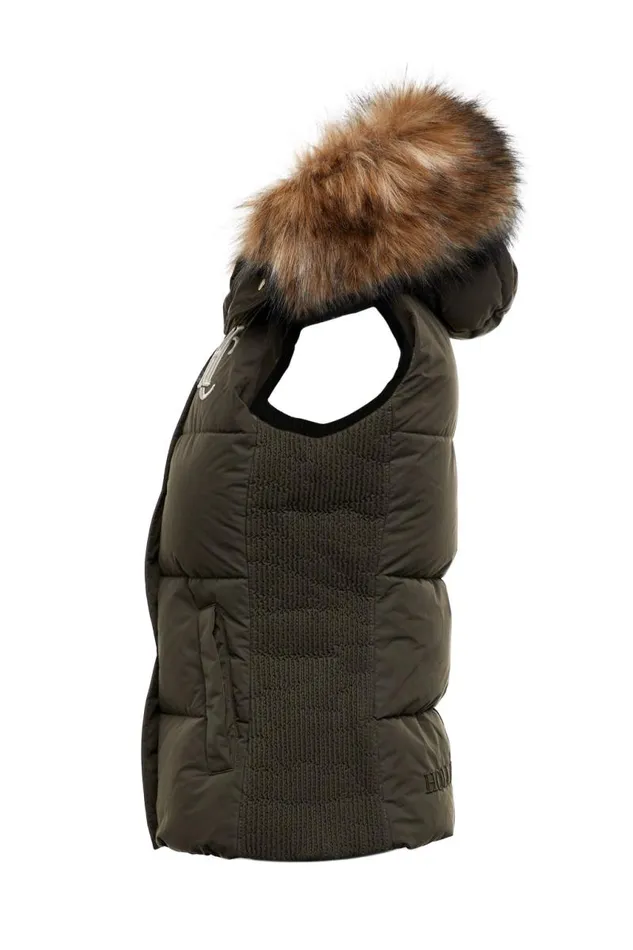 WomenEquestrian Gilets Holland Cooper Team Gilet Khaki WomenEquestrian Gilets Holland Cooper Team Gilet Khaki