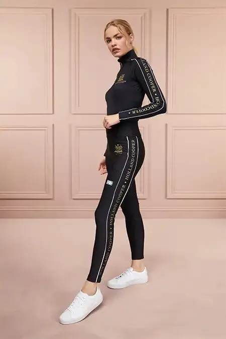 WomenEquestrian Leggings Holland Cooper GBE Legging Black WomenEquestrian Leggings Holland Cooper GBE Legging Black