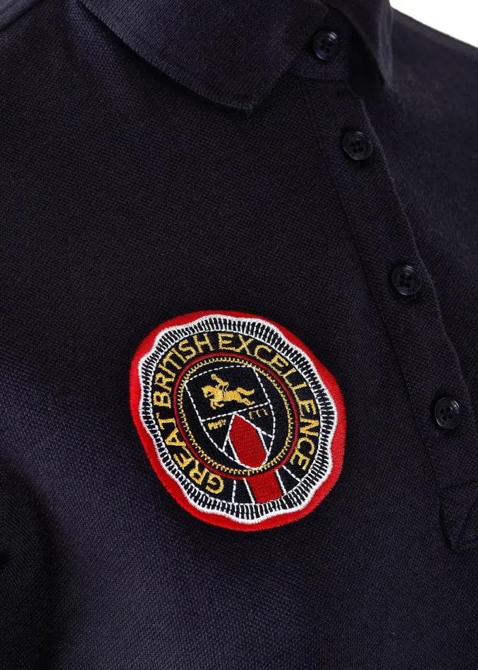 WomenEquestrian Polo Shirts Holland Cooper Team Polo Shirt Ink Navy WomenEquestrian Polo Shirts Holland Cooper Team Polo Shirt Ink Navy