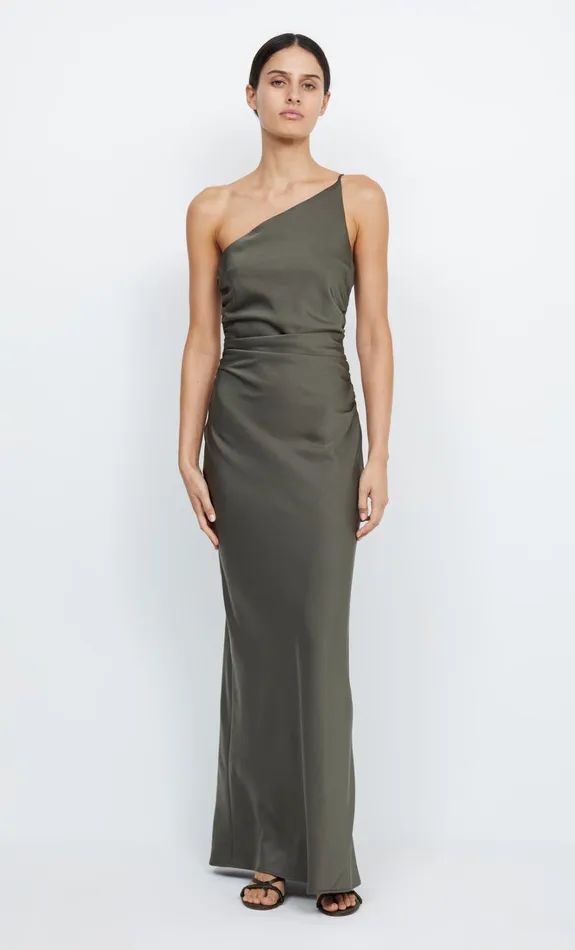 Women ETERNITY ASYM MAXI DRESS 8211 DARK WILLOW Bec Bridge Bridesmaid Dresses