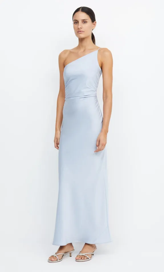 Women ETERNITY ASYM MAXI DRESS 8211 DUSTY BLUE Bec Bridge Maxi Dresses