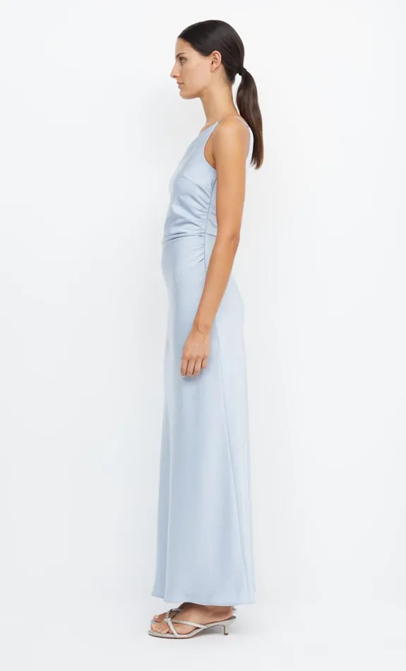 Women ETERNITY ASYM MAXI DRESS 8211 DUSTY BLUE Bec Bridge Maxi Dresses