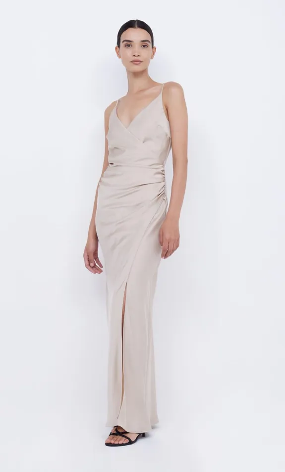 Women ETERNITY V MAXI DRESS 8211 SAND Bec Bridge Maxi Dresses