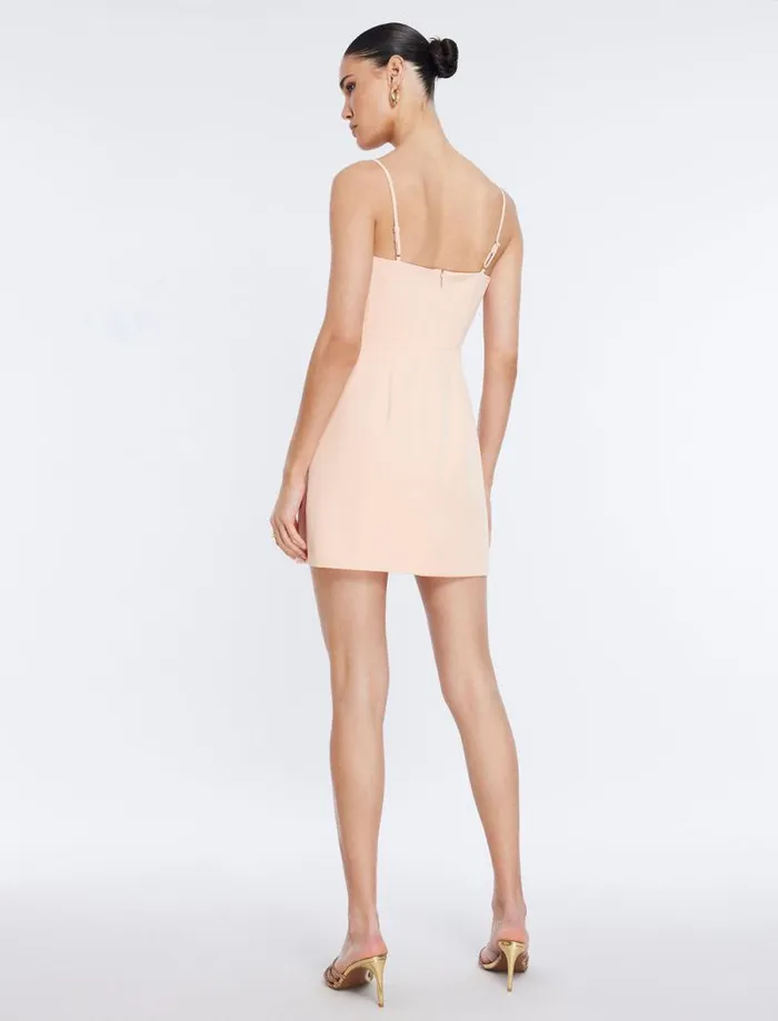 Women Evianna Cowl Neck Mini Dress Blush BCBG Dresses Women Evianna Cowl Neck Mini Dress Blush BCBG Dresses