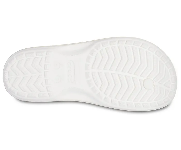 Women FlipFlops Crocs Crocband Printed Flip White Multi