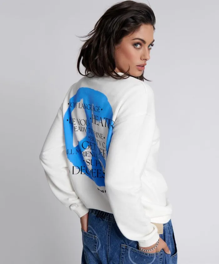 Women GET PHYSICAL PEACE SWEATER One Teaspoon Hoodies And Sweats