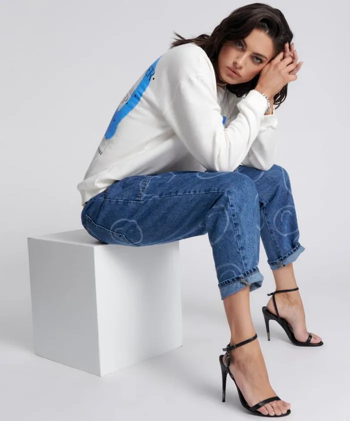 Women GET PHYSICAL PEACE SWEATER One Teaspoon Hoodies And Sweats