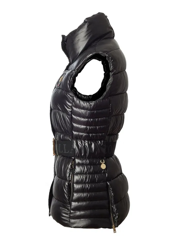 Women Gilets Holland Cooper Valais Quilted Gilet Black Women Gilets Holland Cooper Valais Quilted Gilet Black