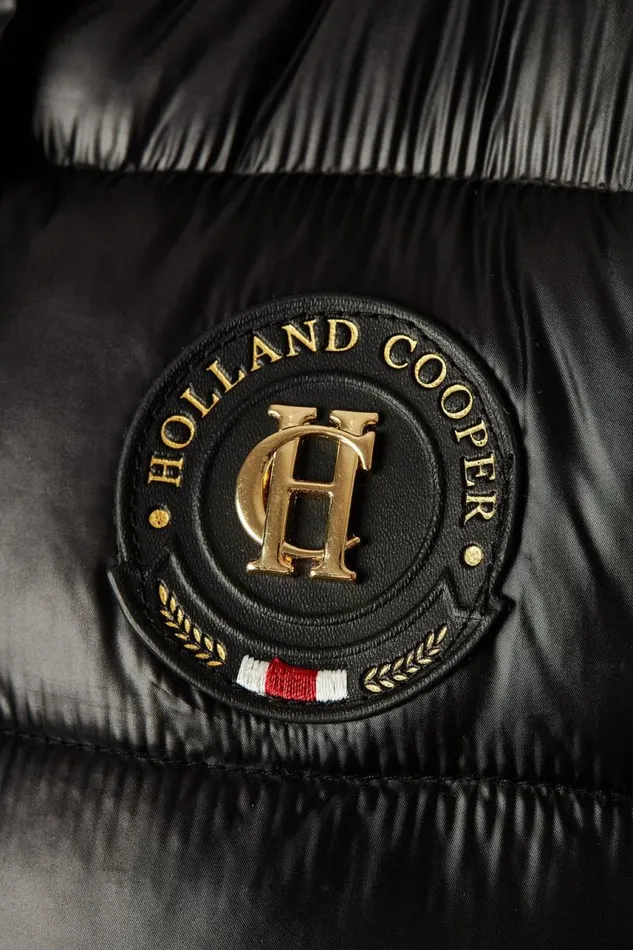 Women Gilets Holland Cooper Valais Quilted Gilet Black Women Gilets Holland Cooper Valais Quilted Gilet Black