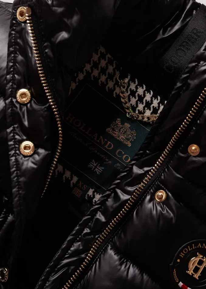 Women Gilets Holland Cooper Valais Quilted Gilet Black Women Gilets Holland Cooper Valais Quilted Gilet Black