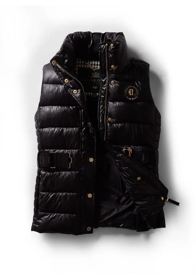 Women Gilets Holland Cooper Valais Quilted Gilet Black Women Gilets Holland Cooper Valais Quilted Gilet Black