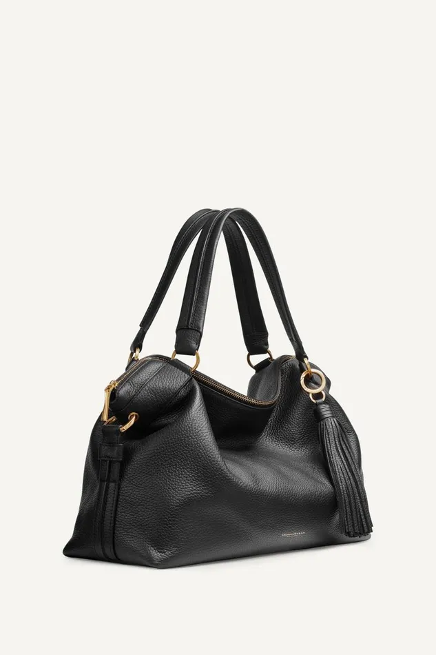 Women GLENWOOD SATCHEL Black Donna Karan New York Crossbodies And Satchels Women GLENWOOD SATCHEL Black Donna Karan New York Crossbodies And Satchels