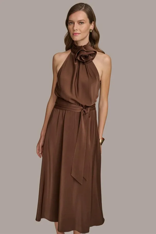 Women HALTER NECK CORSAGE ALINE Canyon Donna Karan New York Dresses And Jumpsuits Women HALTER NECK CORSAGE ALINE Canyon Donna Karan New York Dresses And Jumpsuits