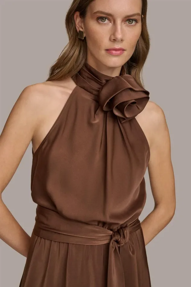 Women HALTER NECK CORSAGE ALINE Canyon Donna Karan New York Dresses And Jumpsuits Women HALTER NECK CORSAGE ALINE Canyon Donna Karan New York Dresses And Jumpsuits
