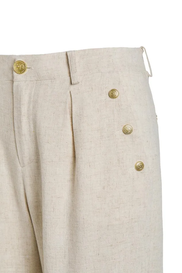 Women In Stock Tailoring Holland Cooper Belgravia Wide Leg Trouser Natural Linen Women In Stock Tailoring Holland Cooper Belgravia Wide Leg Trouser Natural Linen