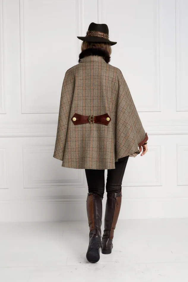 Women In Stock Tailoring Holland Cooper Chiltern Cape Bourbon Tweed