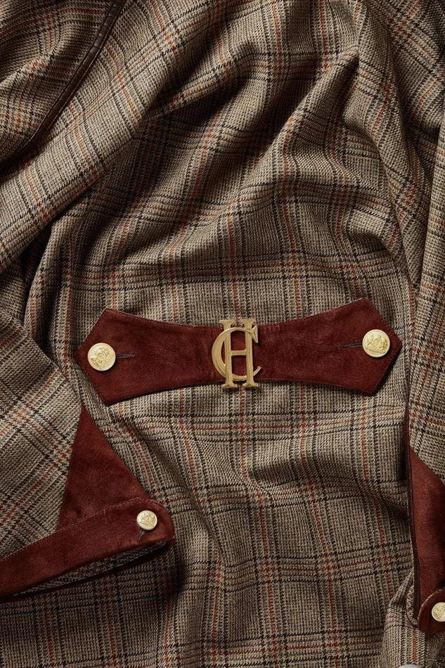 Women In Stock Tailoring Holland Cooper Chiltern Cape Bourbon Tweed