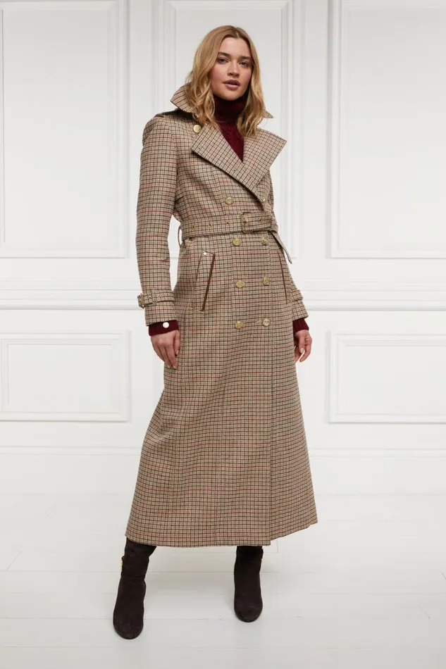 Women In Stock Tailoring Holland Cooper Full Length Marlborough Trench Coat Charlton Tweed Women In Stock Tailoring Holland Cooper Full Length Marlborough Trench Coat Charlton Tweed