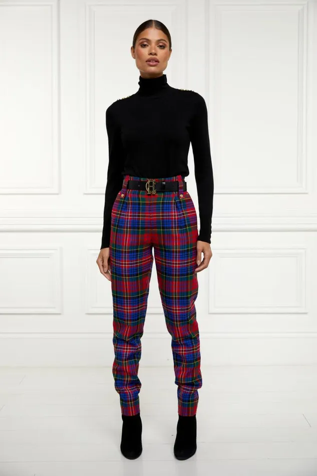 Women In Stock Tailoring Holland Cooper High Waisted Peg Trouser Macpherson