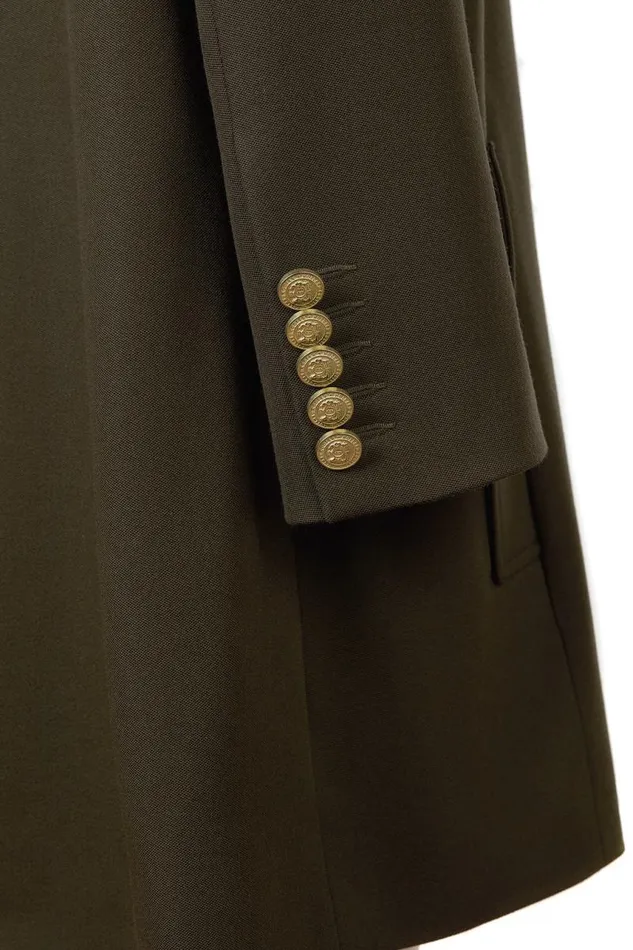 Women In Stock Tailoring Holland Cooper Highbury Cape Coat Khaki Barathea