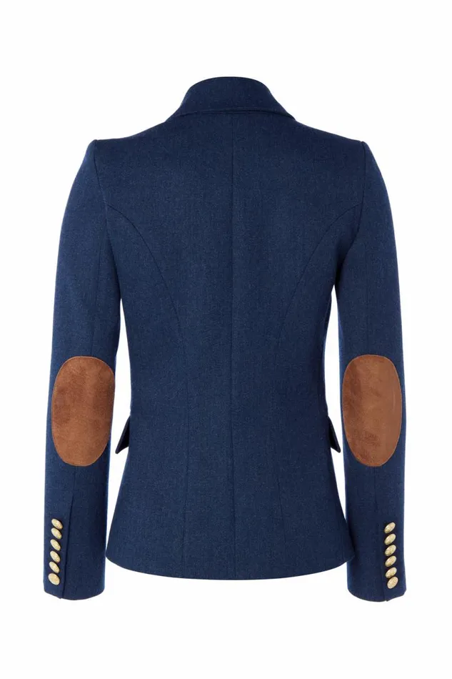 Women In Stock Tailoring Holland Cooper Knightsbridge Blazer Denim