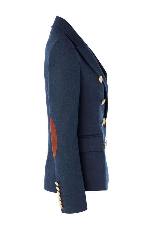 Women In Stock Tailoring Holland Cooper Knightsbridge Blazer Denim