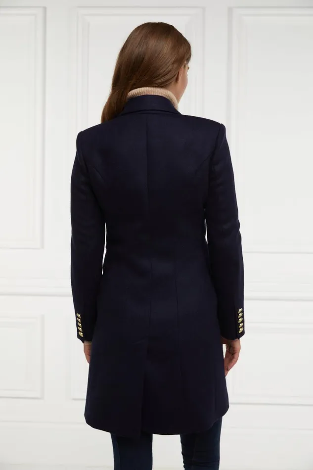 Women In Stock Tailoring Holland Cooper Knightsbridge Coat Navy