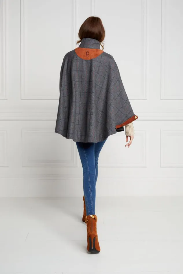 Women In Stock Tailoring Holland Cooper The Classic Cape Mid Blue Check