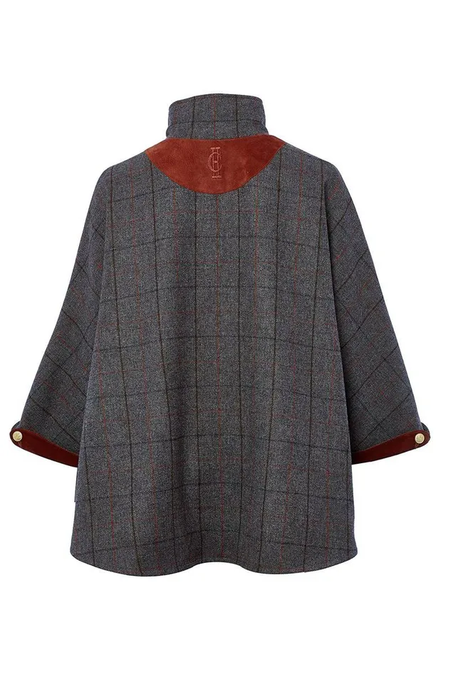 Women In Stock Tailoring Holland Cooper The Classic Cape Mid Blue Check