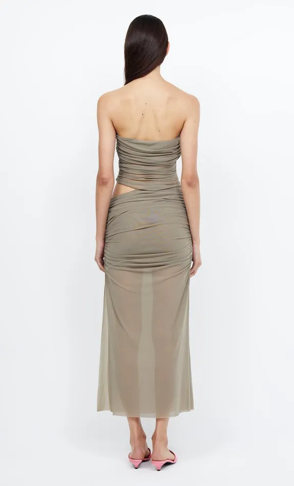 Women IONA STRAPLESS DRESS 8211 TAUPE Bec Bridge Wedding Guest