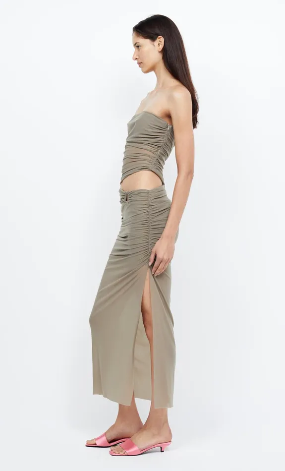 Women IONA STRAPLESS DRESS 8211 TAUPE Bec Bridge Wedding Guest